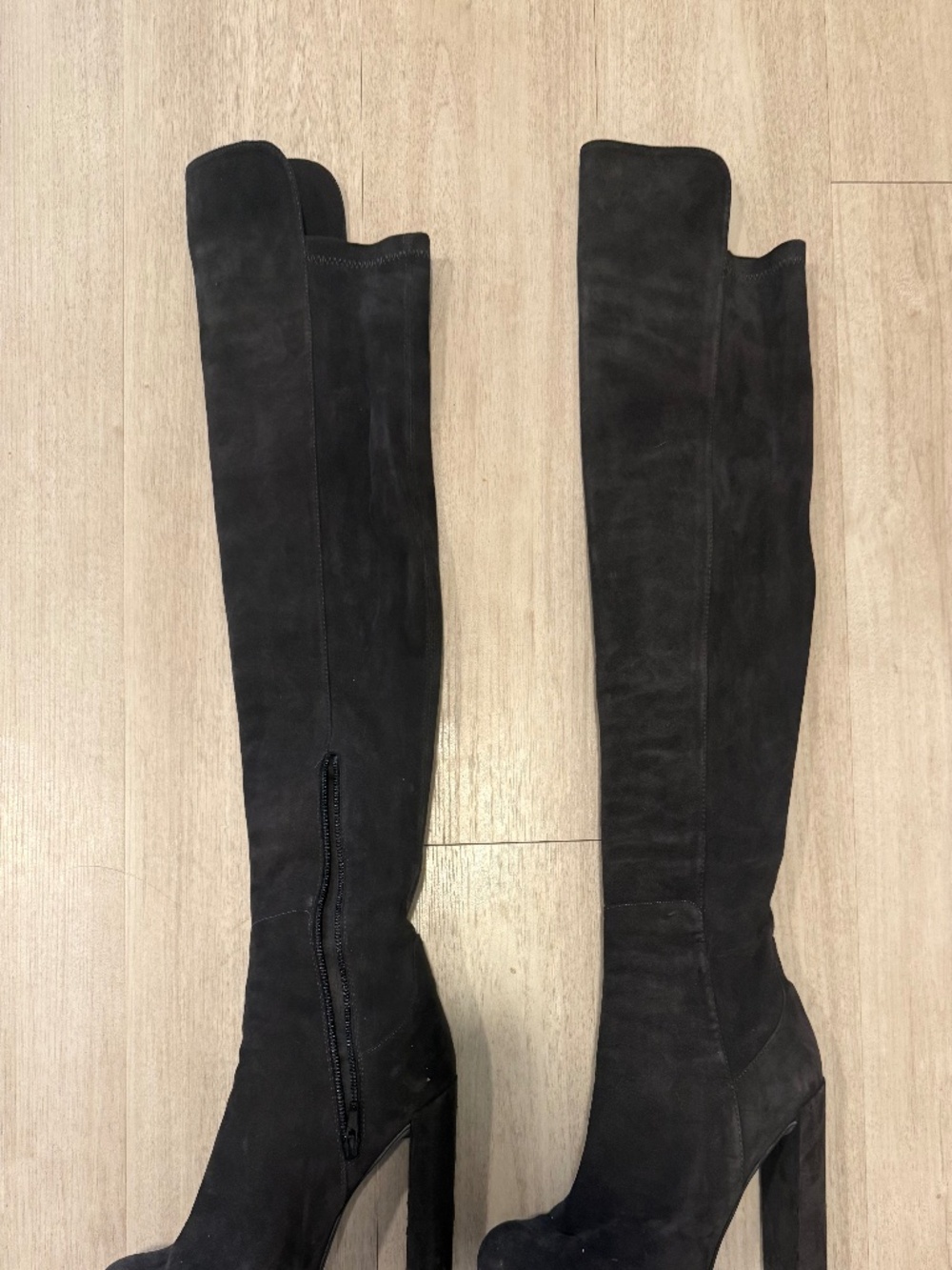 Stuart Weitzman Gray Over the Knee Boots